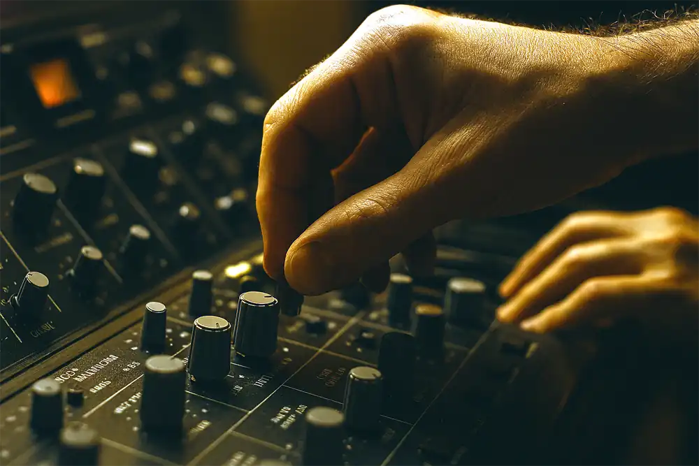DJ Antonio Parascandolo legt an einem Event auf